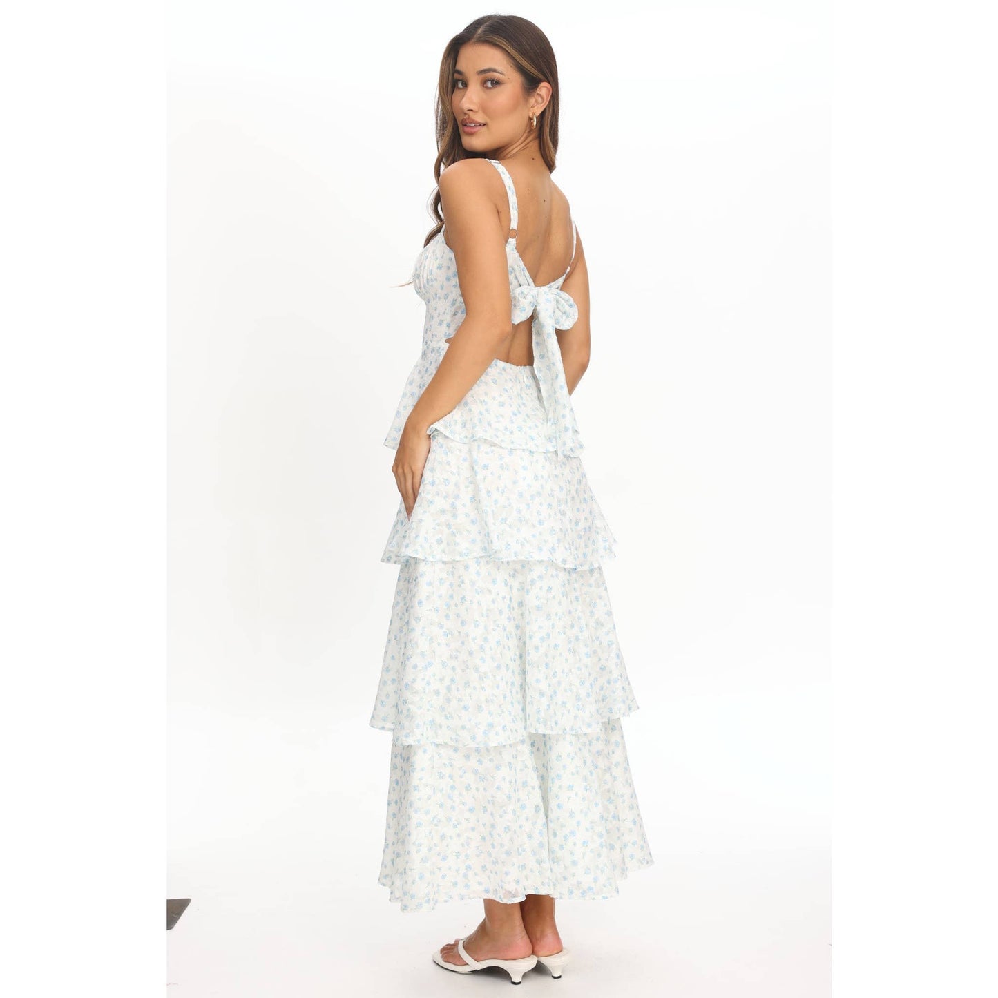 Sweet Pea Tiered Maxi Dress