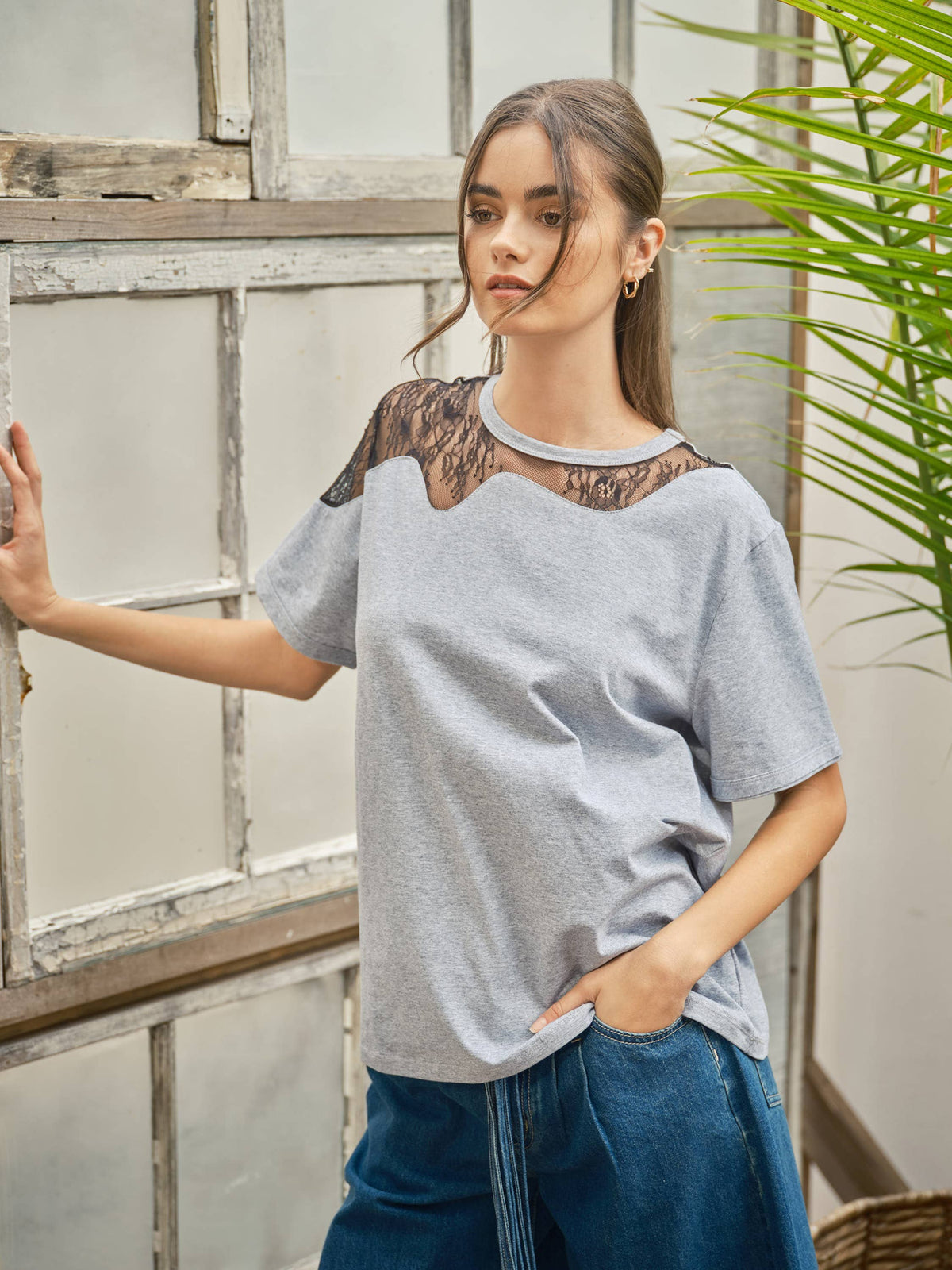 Camille Lace Tee