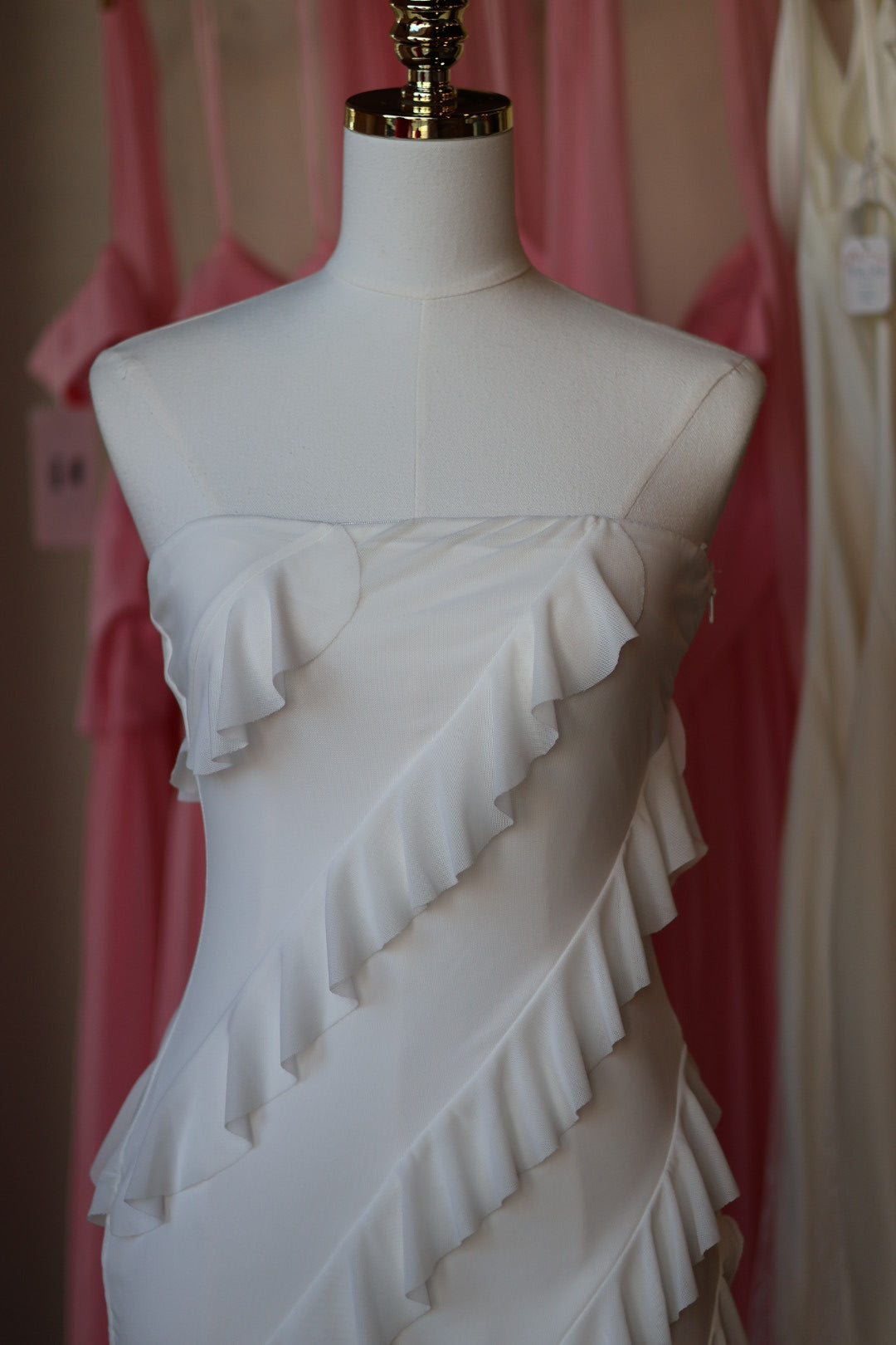 Moonlight Ruffle Mini Dress