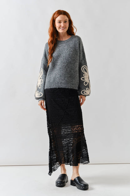 Charlotte Embroidered Sweater