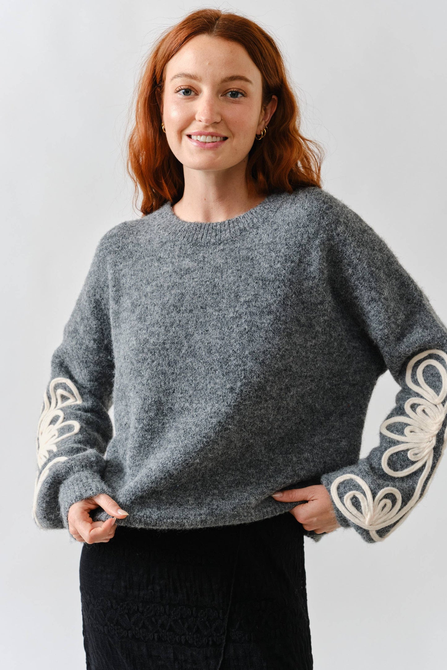 Charlotte Embroidered Sweater
