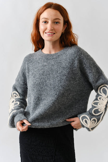 Charlotte Embroidered Sweater