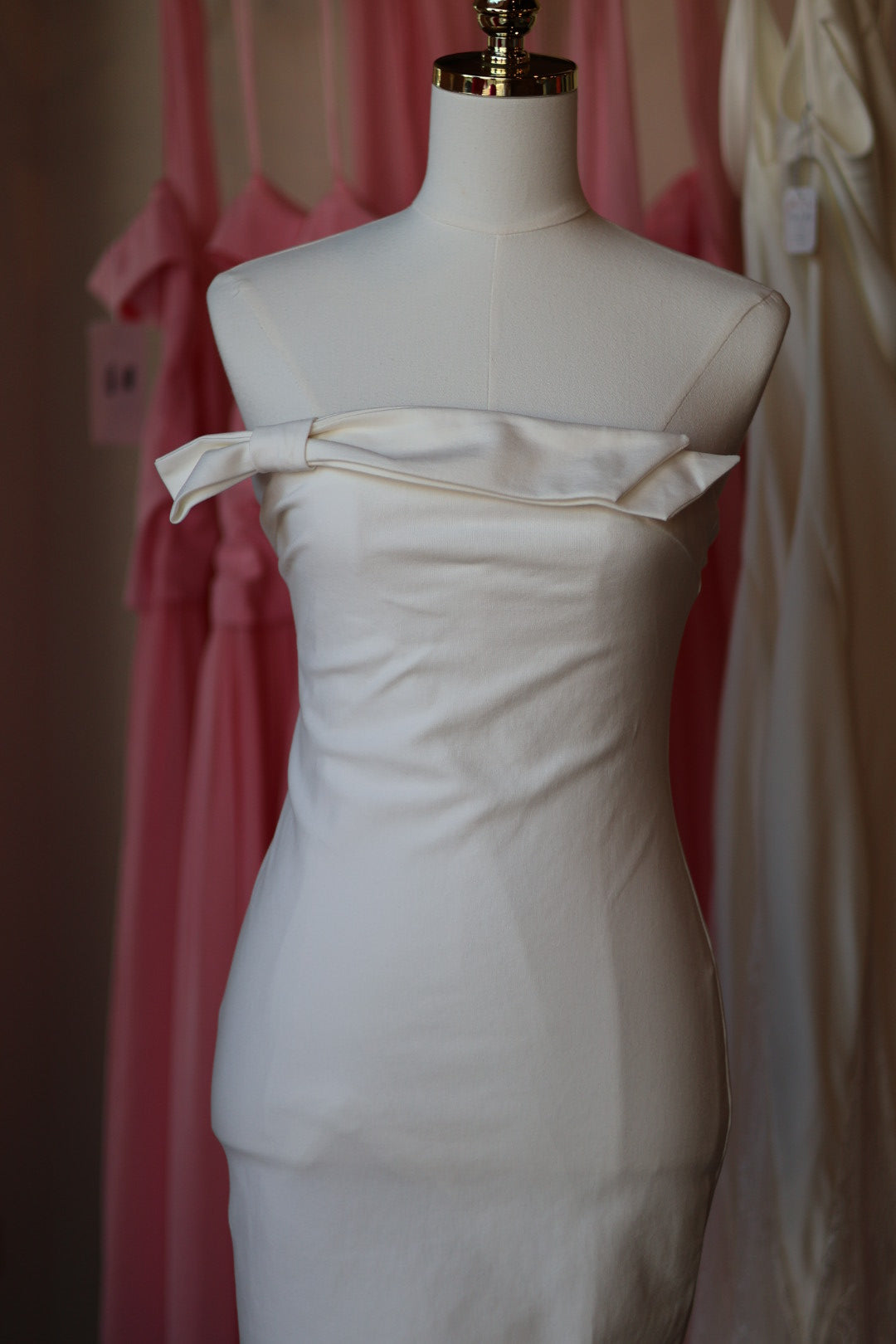 Strapless Bow Dress