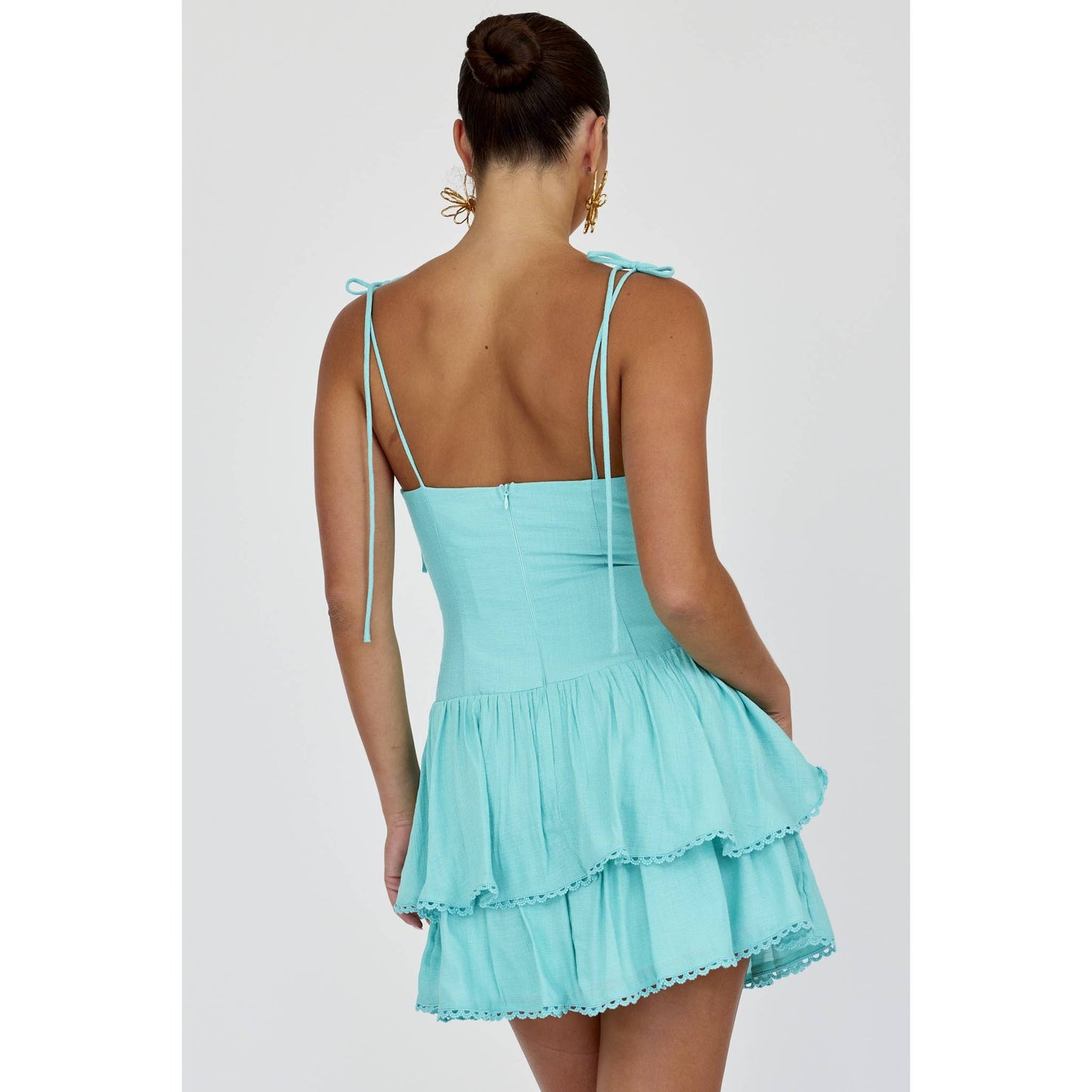 Teal Tide Mini Dress