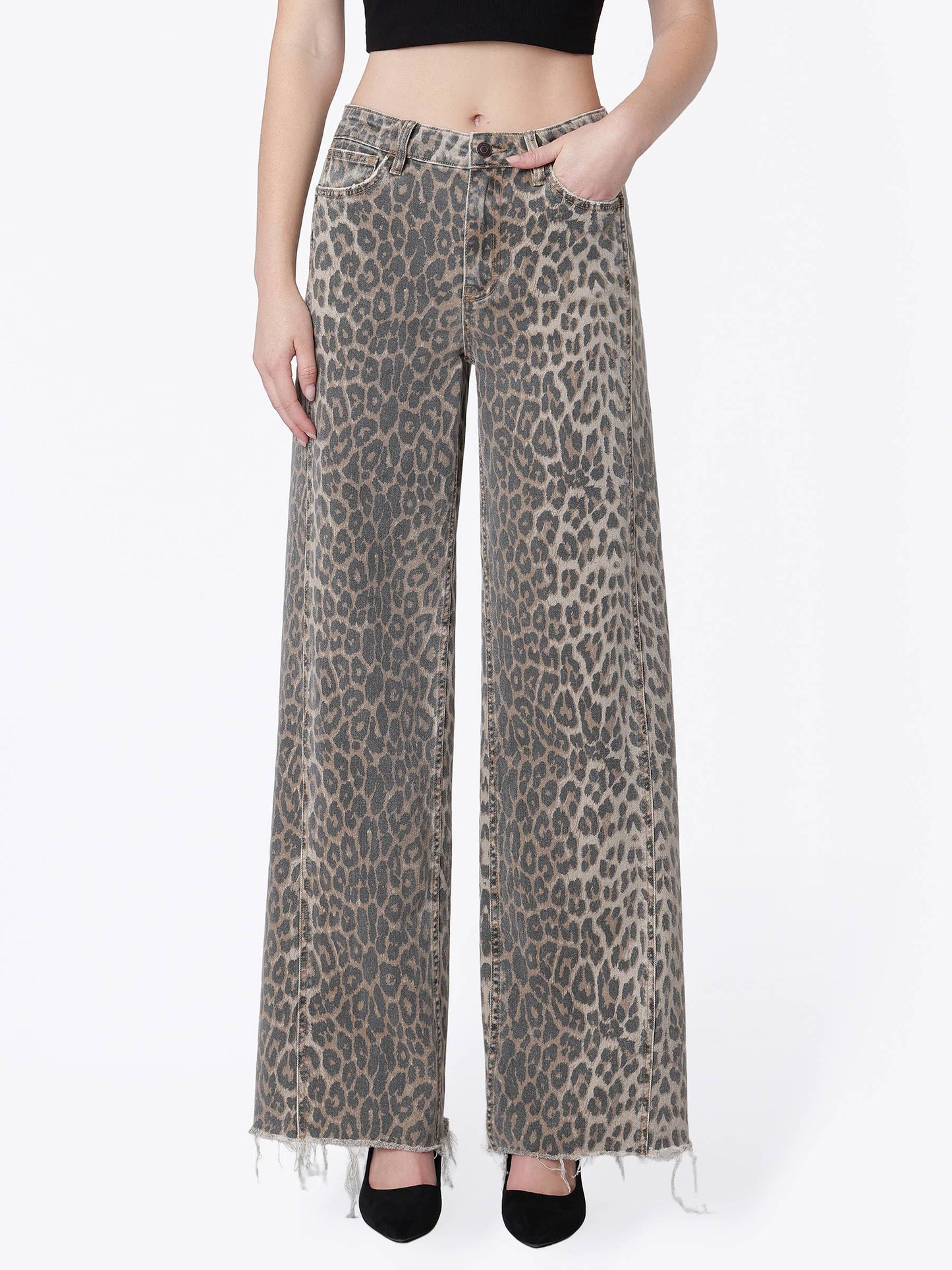 Out West Leopard Jeans