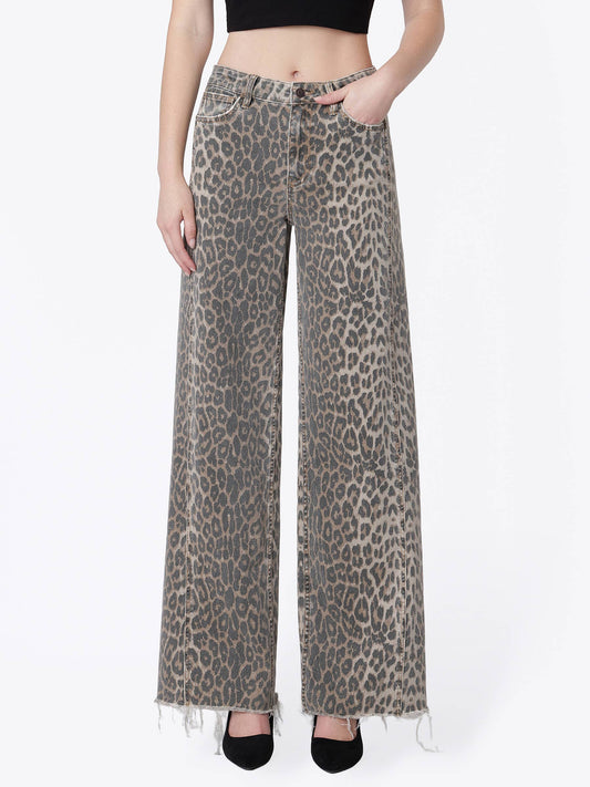 Out West Leopard Jeans