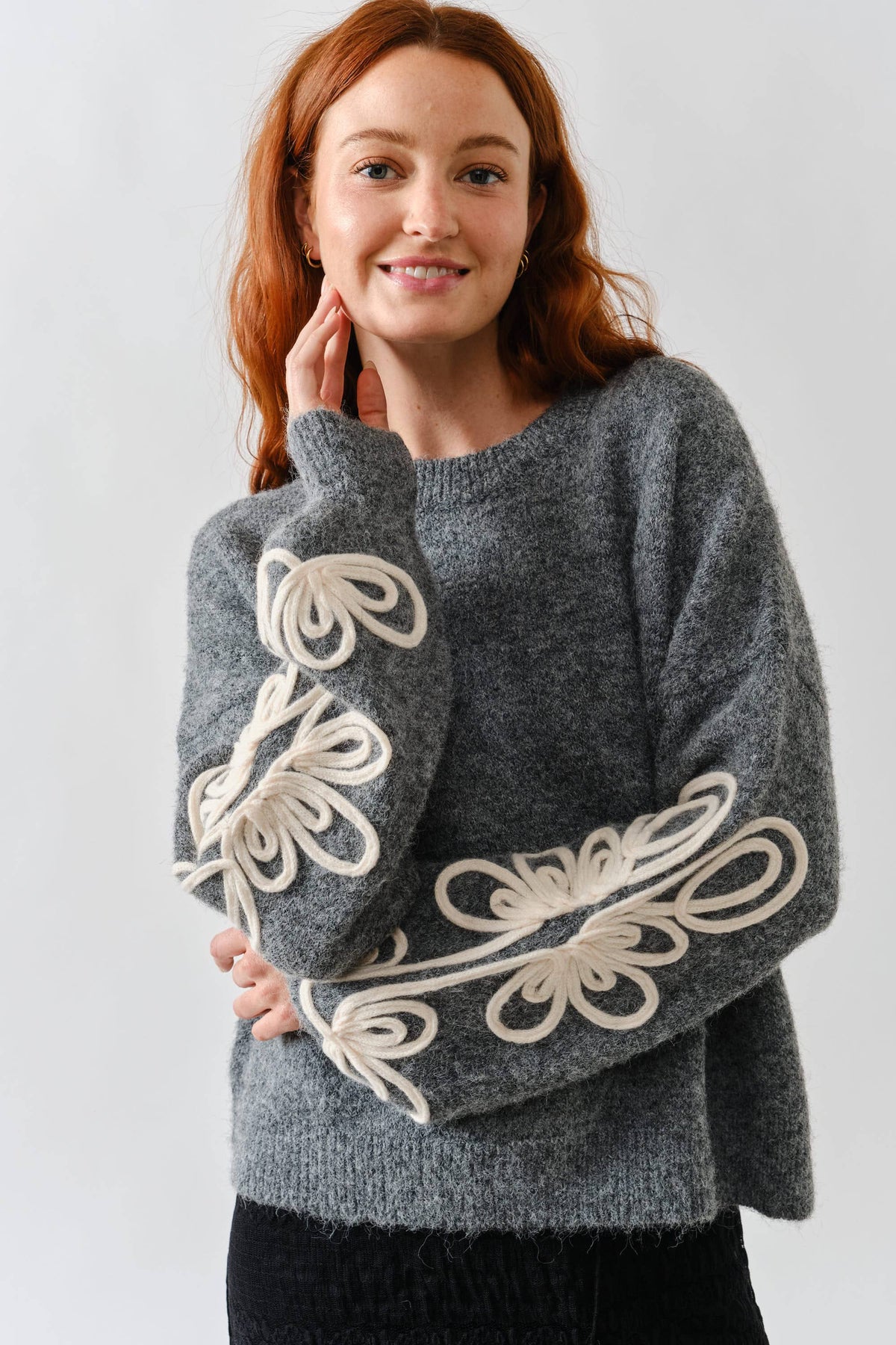 Charlotte Embroidered Sweater