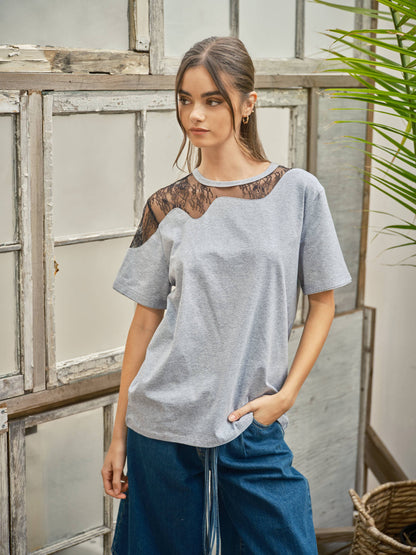 Camille Lace Tee
