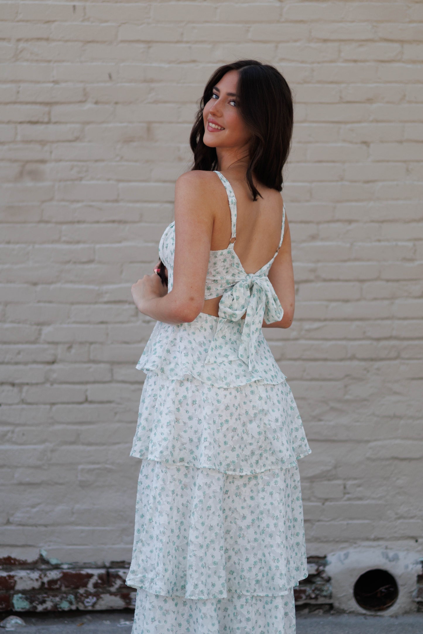 Sweet Pea Tiered Maxi Dress