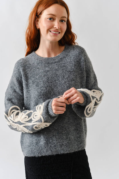 Charlotte Embroidered Sweater