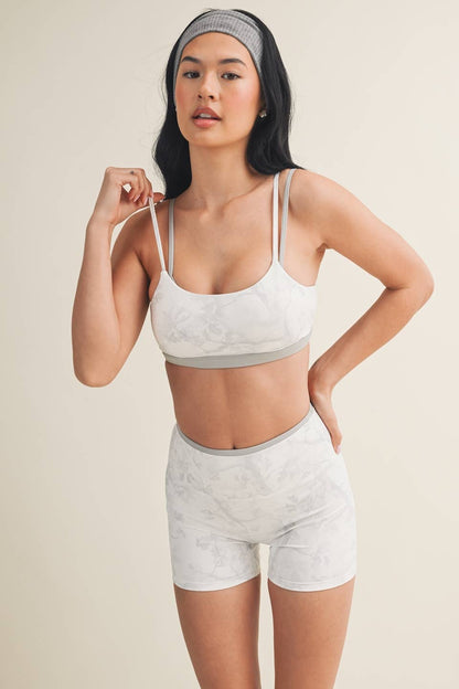 Color It Camo Sports Bra (Pink)