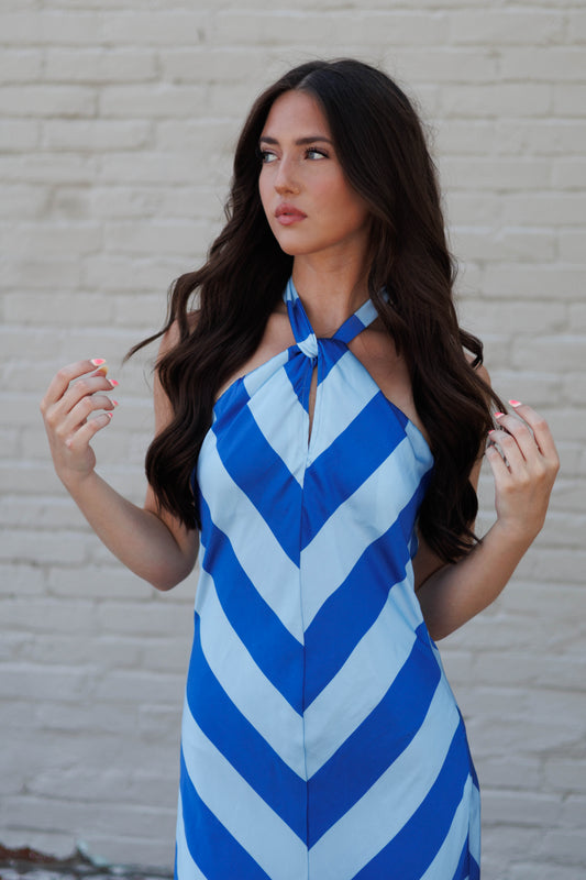 Striped Maxi Dress