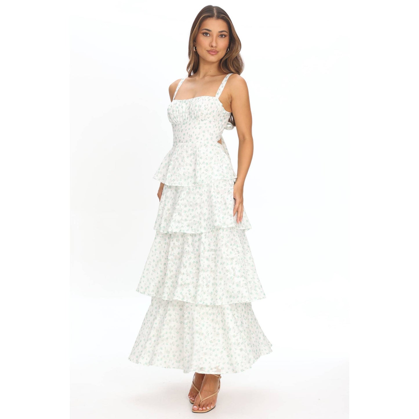 Sweet Pea Tiered Maxi Dress