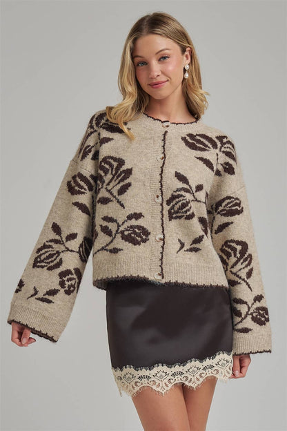 Margot Floral Cardigan