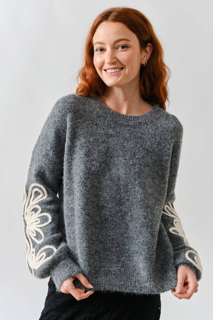 Charlotte Embroidered Sweater