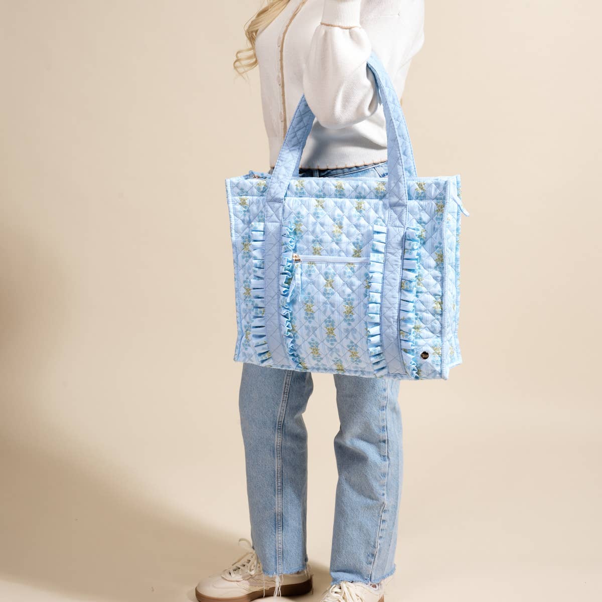 Bluebell Quilted Tote