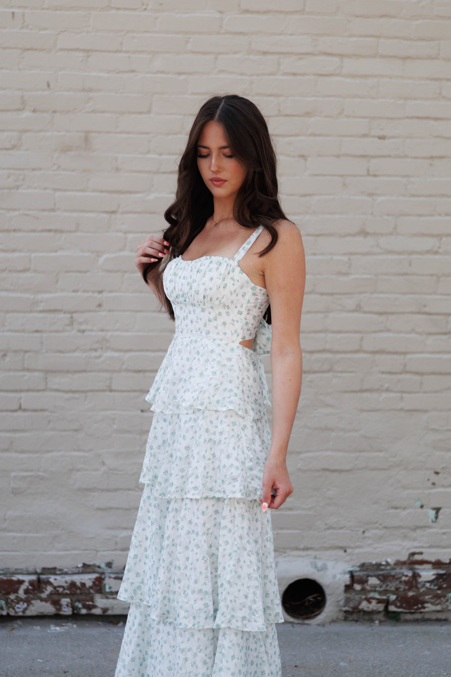 Sweet Pea Tiered Maxi Dress