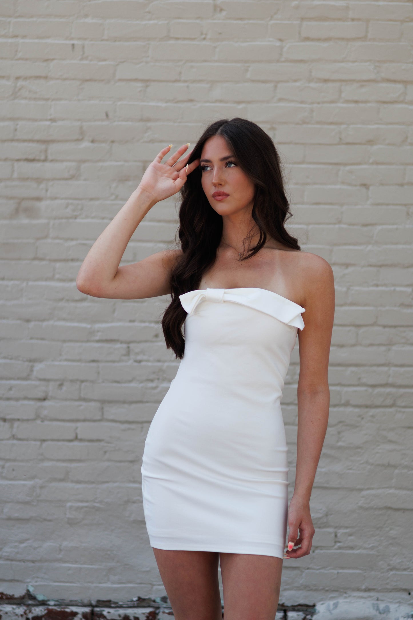 Strapless Bow Dress