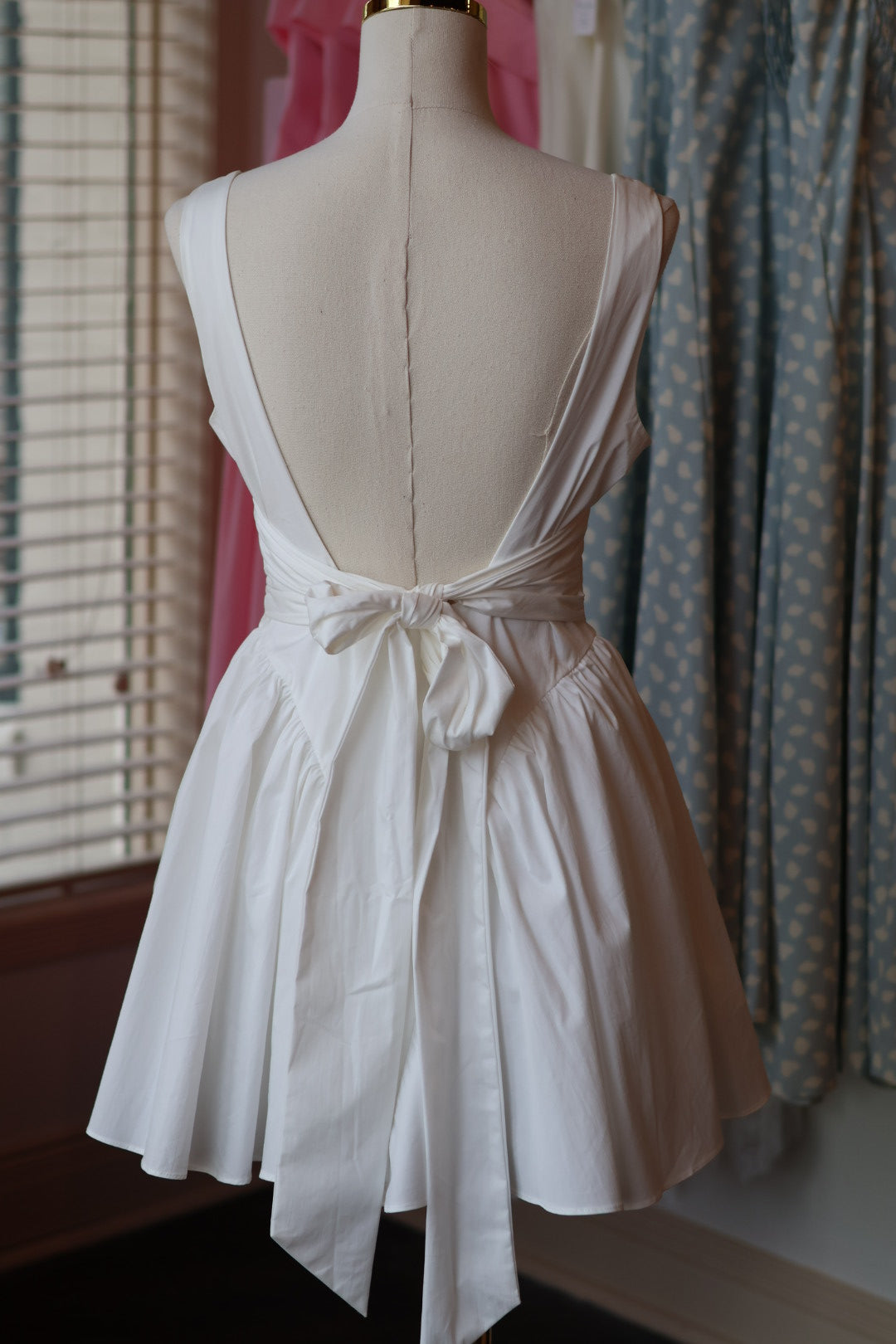 Willow Bow Mini Dress