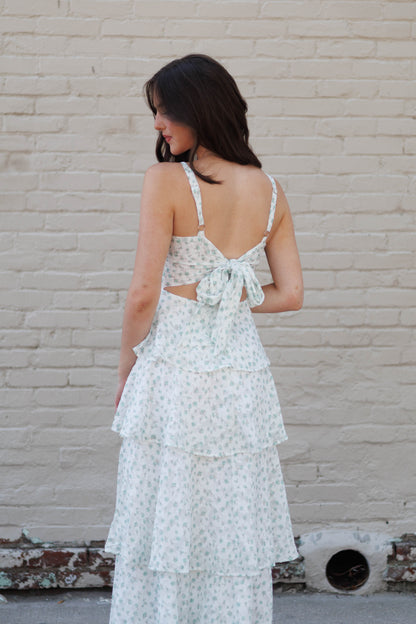 Sweet Pea Tiered Maxi Dress