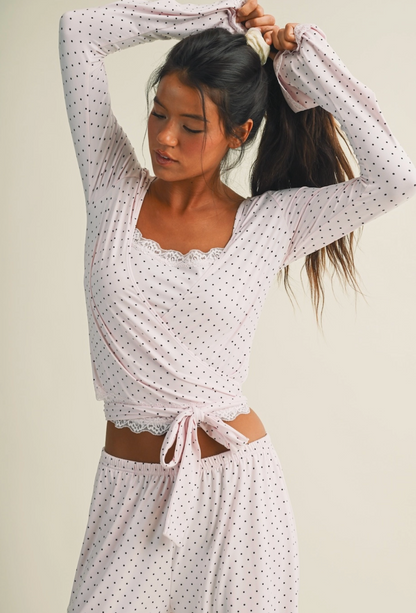 Meet Cute Wrap Top