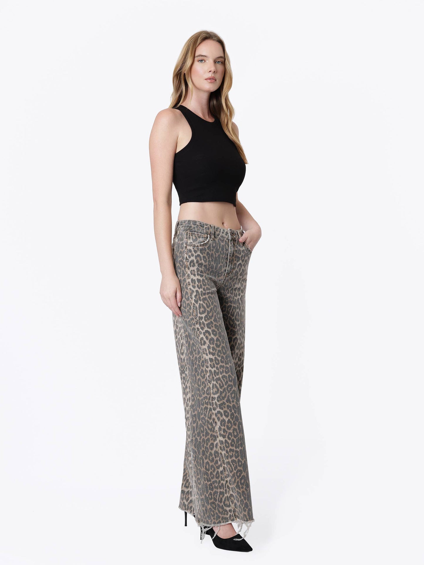 Out West Leopard Jeans
