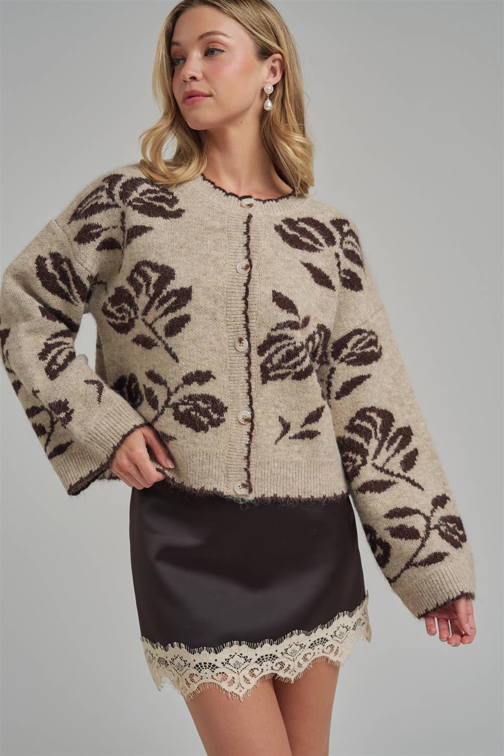 Margot Floral Cardigan