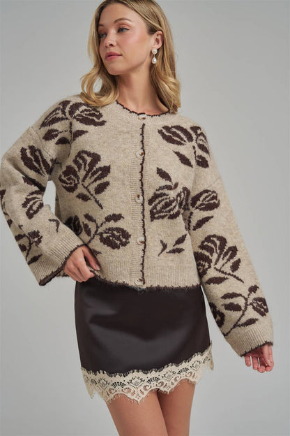 Margot Floral Cardigan