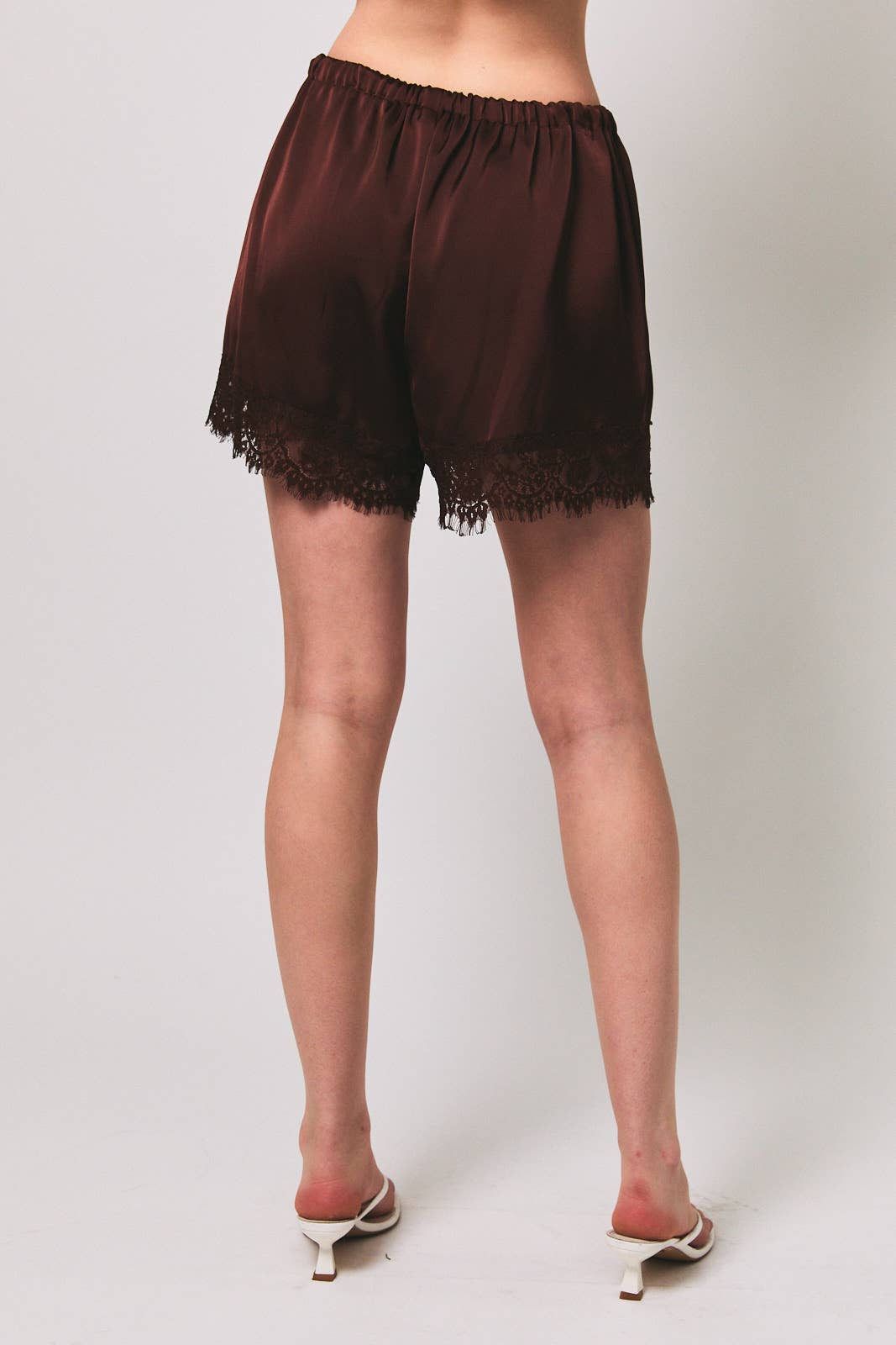 Espresso Silk Shorts