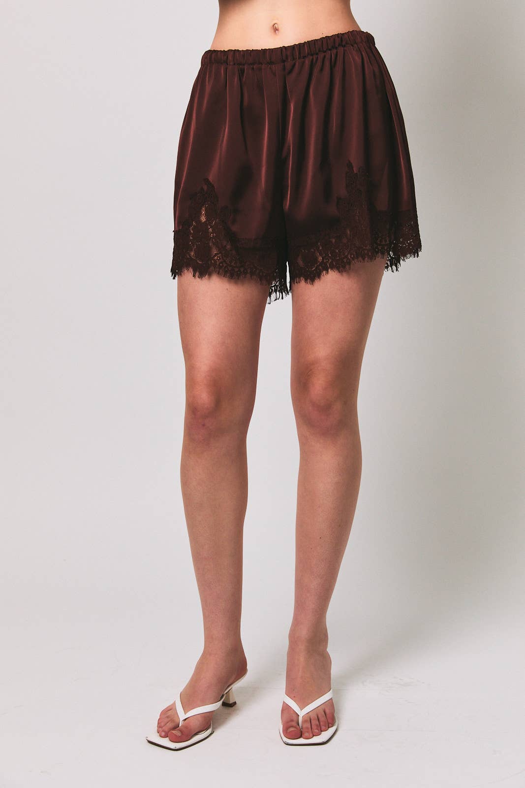 Espresso Silk Shorts