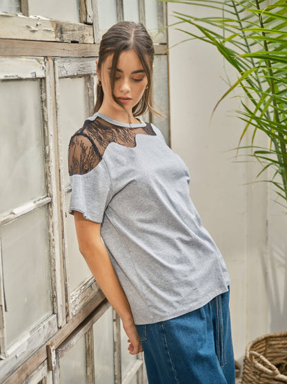 Camille Lace Tee