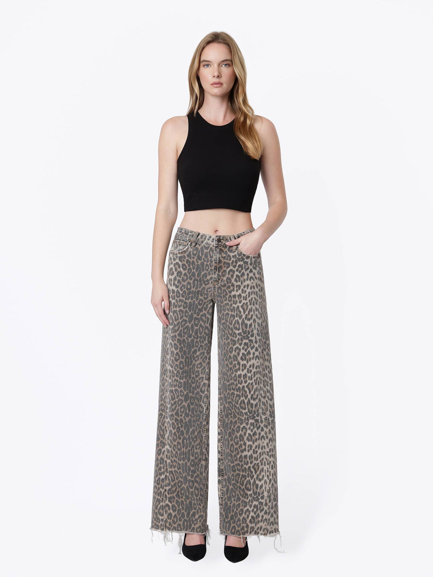 Out West Leopard Jeans