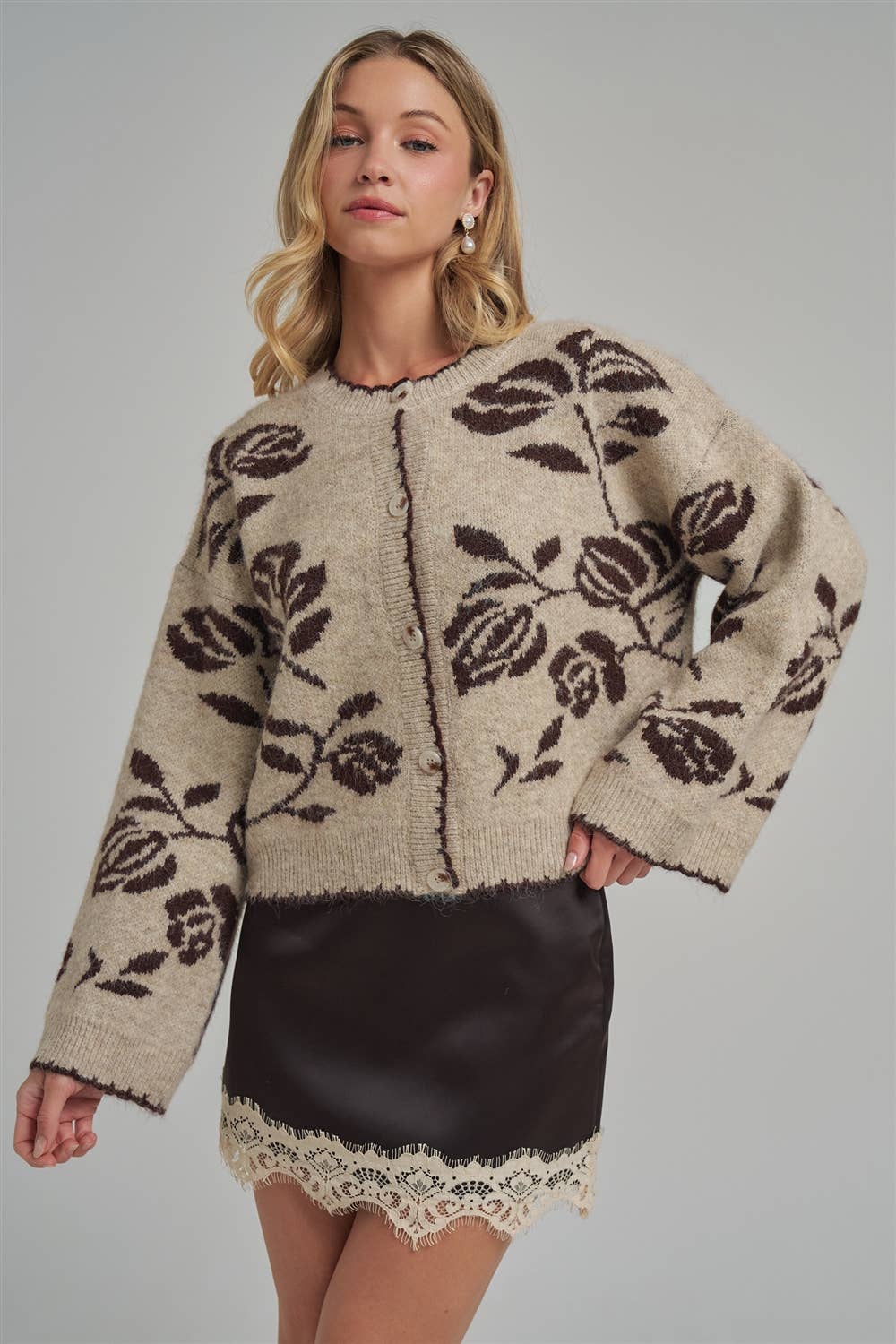 Margot Floral Cardigan