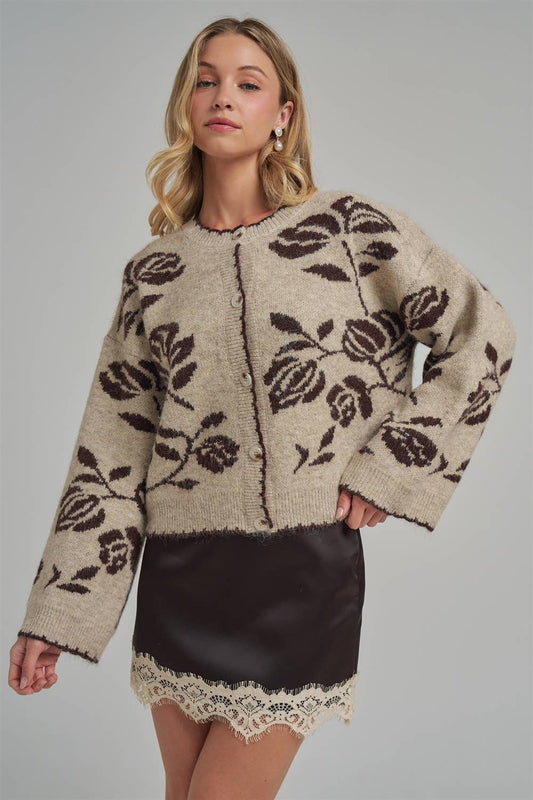 Margot Floral Cardigan